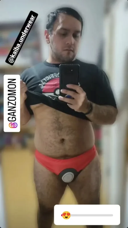 kaiba underwear pokebolas pokemon