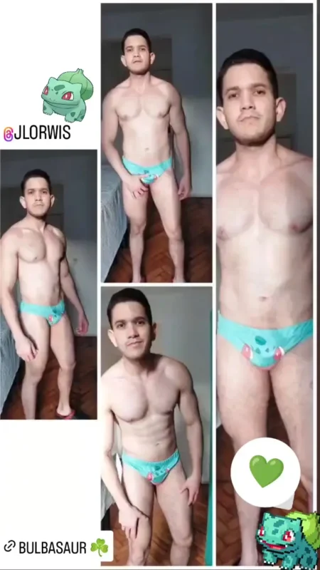 slip kaiba underwear bulbasaur pokemon