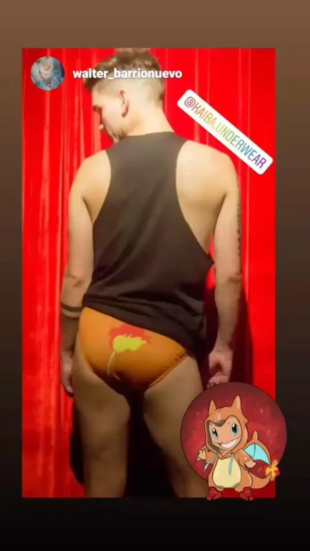 slip kaiba underwear charmander pokemon