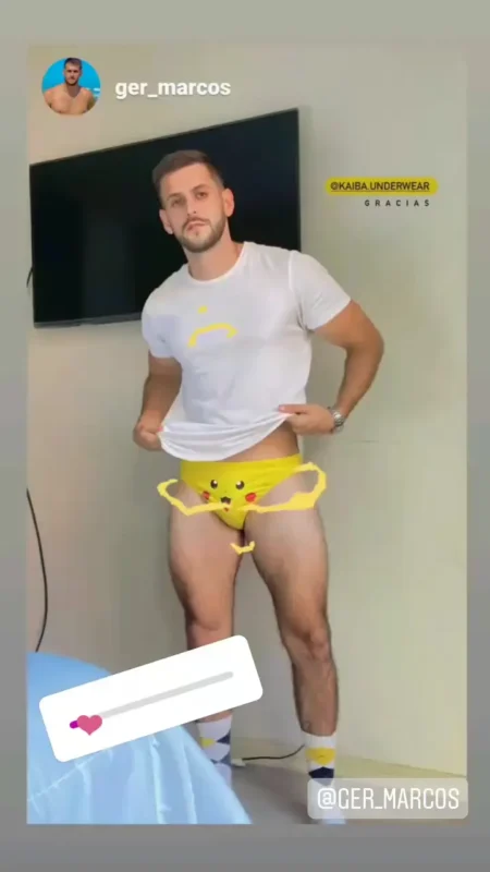 slip kaiba underwear pikachu pokemon