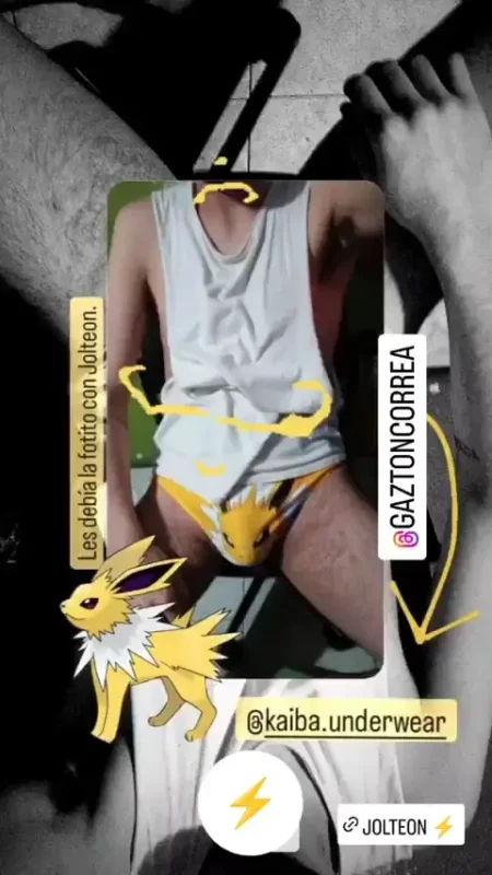 kaiba underwear slip pokemon jolteon
