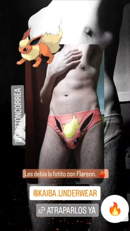 slip kaiba underwear flareon pokemon