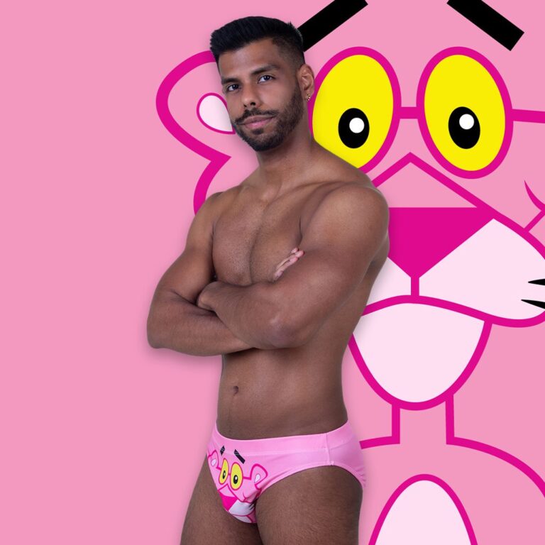 Pantera rosa slips divertidos unicos sexy Kaiba