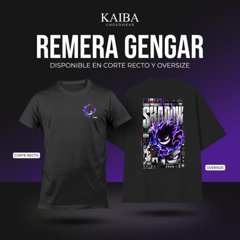 Remera Gengar Kaiba